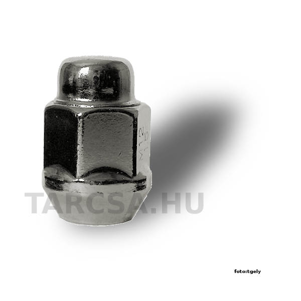 M12X1.25 CH19 60° 35mm krómozott kerékanya